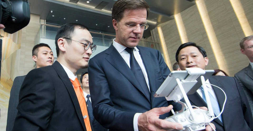 minister president mark rutte dji inspire 1 china silicon valley shenzhen