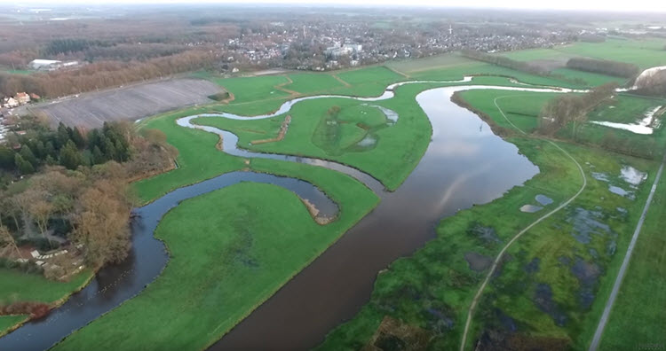 Veranderend Markdal landschap gefilmd met DJI Phantom 3 Professional