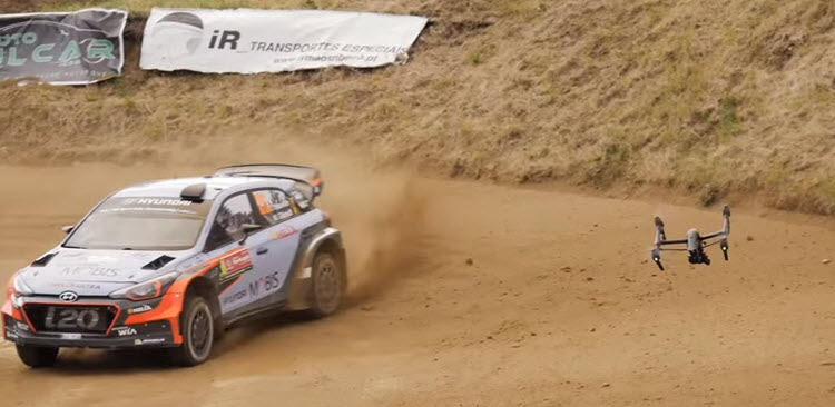 DJI bij World Rally Championship in Portugal 2016