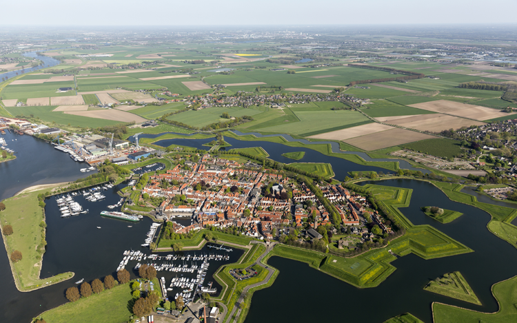 De stad Heusden gefilmd in 4k