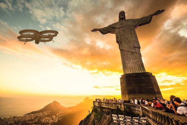 BBC Drones maken opnames Brazilië